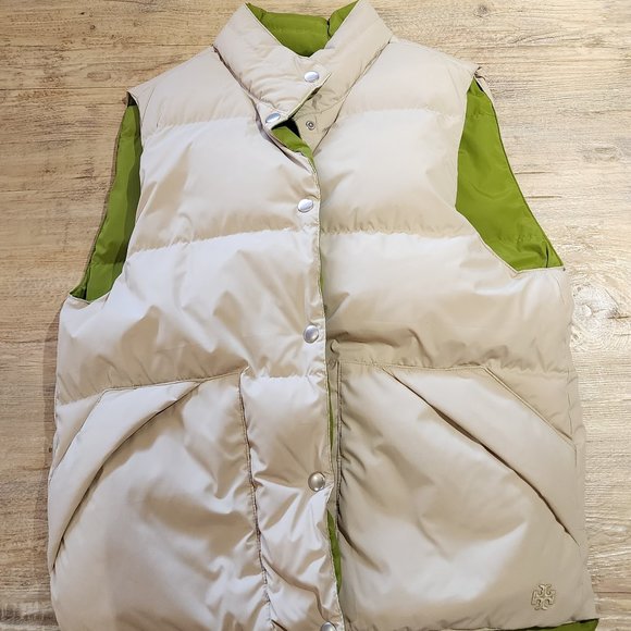 Tory Burch Reversible Quilted Down Vest Small S $298 - Picture 5 of 12
